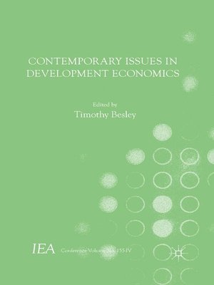 cover image of Contemporary Issues in Development Economics